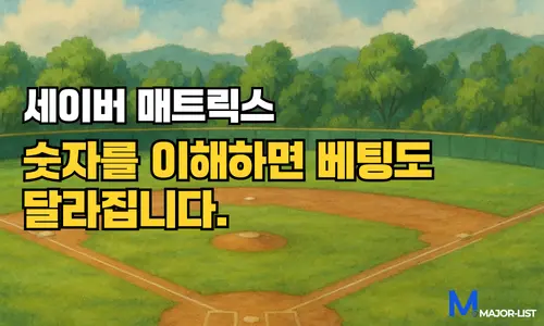세이버 매트릭스 결론