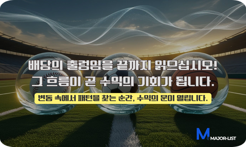 2025 스포츠토토 배당 변동성 높은 종목 TOP 3