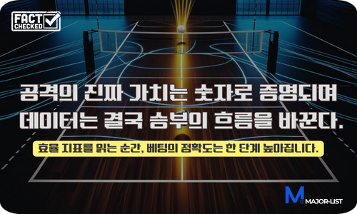 홈·원정보다 중요한 공격 효율 – 실전 베팅 체크리스트