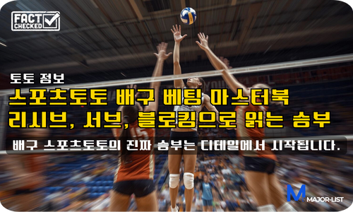 배구 스포츠토토 가이드 메인 배너